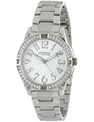 Caravelle by Bulova Womens 43L113 Swarovski Crystal Accented Bracelet Watch