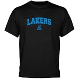 NCAA Grand Valley State Lakers Black Mascot Arch T-shirt (XXX-Large)