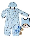 Carter's Baby Boy 4-Piece Puppy Layette Set