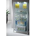 VCM 60333 Glas-Standvitrine "Meran 2" mit LED Beleuchtung