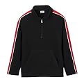 Boys' ProSpirit&reg; Micro Fleece 1/4 Zip Top - Ebony