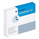 Produkt-Bild: Herma 3002 Haftetiketten f&uuml;r Druckmaschinen DP1, 25x40 mm Papier matt 5000 St&uuml;ck, leuchtrot