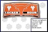 University of Texas Longhorns - Locker Room Sign
