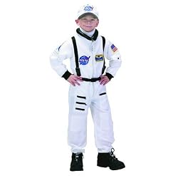 Jr Astronaut Suit (White) W/Cap Child 6/8 Costume