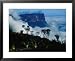 Peak of Mountain Seen through Clouds, Puerto la Cruz, Anzoategui, Venezuela Scenic Fr...