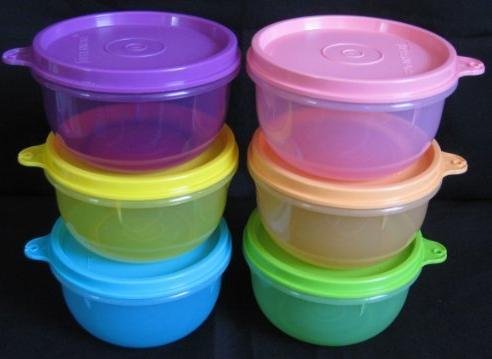 Tupperware New Mini Snack Ideal Little Bowls 6pcs