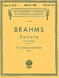 Johannes Brahms: Sonata For Clarinet And Piano In F Minor Op.120 No.1