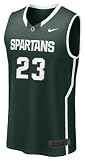 Michigan State Spartans Number 23 Youth Replica Basketball Jersey (Youth Medium)