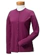 Devon & Jones Pink - Ladies' Stretch Jersey Long-Sleeve Cardigan