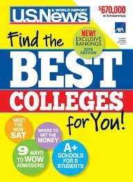 US News and World Report Find the Best Colleges 2016