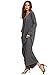 Verdusa Women's Boho Long Sleeve Loose Caftan Long Maxi Dress