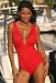 Reckless Red 1 Piece Swimsuit