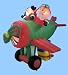 6' Airblown Inflatable Animated Santa Claus Airplane Lighted Christmas Yard Art