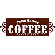 Fresh Ground Coffee - Car Sticker OR Wall Design - Removable Vinyl Wall Decal - 24 Colors Available 6X22 Best Buy