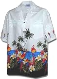 Parrots Beach Border Hawaiian Shirt