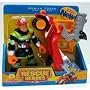 Rescue Heroes Mobile Force - Sam Sparks & Fire Vehicle