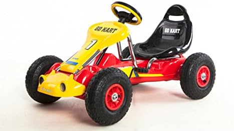 Kids Pedal Go-Kart Ride-on Car Racing Style Red