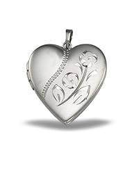 Sterling Silver HEART SHAPED LOCKET Sterling Silver / 21.00X20.00 MM / 2.232 DWT
