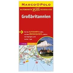Marco Polo Autokarte plus Reiseguide Gro�britannien 1:750 000