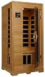 1 Person Sauna Hemlock FAR 5 Carbon Infrared Heaters CD Player MP3 Jack Input New