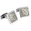 Us Army Cufflinks Silver With Gift Box