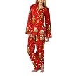 Nick & Nora&reg; Womens Gingerbread Monkeys Pajamas Set - Red