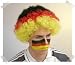 Deutschland Fanartikel Fußball Perücke Afrolook wm neu