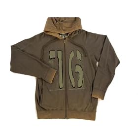 Guess Jeans Full Zip Down Front Hooded Jacket by Guess