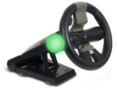 PlayStation Move and DualShock Racing Wheel with Stand
