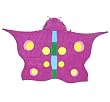 Kidorable Butterfly Toddler Towel, Purple, 3-6 Years