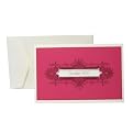 Set/8 Boxed Thank You Cards - Fuchsia Ornamental