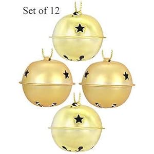 #!Cheap Gold Jingle Bells Set of 12