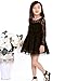 EGELEXY Little Girls' Romantic Long Sleeve Princess Dress Medium Black