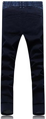 Huanwei Fashion Men Jeans Slim Stitching Tether Denim Trousers (30)