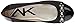 Anne Klein Sport Women's Abideby Fabric Ballet Flat, Black, 10 M US