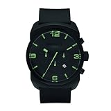Diesel Quartz Black Polyurethane Band Black Dial Men's Watch - DZ4192