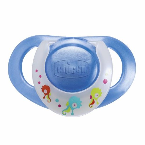 Chicco 1776000000  - Schnuller, 2er Set, ab 12 Monate, blau