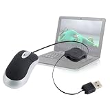DURAGADGET Mini USB Laptop Mouse With Digital Optical Sensor For The MeeNee MNB737 Laptop