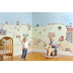 FunToSee Room Makeover Decal Kit, Funberry Farm by FunToSee