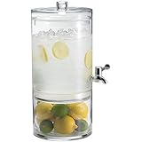 Artland Simplicity 2-Gallon Beverage Dispenser with Lid, 2-Part