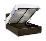 Princeton Ottoman Storage Bed – 4Ft6 Double – Faux Leather Bed Frame – Slatted Base – Black Princeton Ottoman Storage Bed – 4Ft6 Double – Faux Leather Bed Frame – Slatted Base – Black