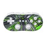Emerald Abstract Design Nintendo Wii Classic Controller Protector Skin Decal Sticker