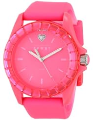 Juicy Couture Womens 1901115 Sport TR90 Mirrored Faceted Bezel Watch