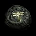 Dragonfly Footbags Black Hole Single Panel Metal Filled (Hacky Sack)