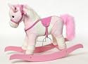 Rocking Horse Pink/White 66 cm