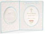 Heaven's Blessings Porcelain Jesus Loves Me Frame - Blue