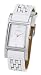Oasis Ladies White Weave Strap Watch