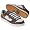 Brown/White Leather