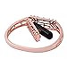 For Fitbit Flex 2 Bands Replacement Metal Strap for Fitbit Flex 2. Stainless Steel, Do Not Fade. (rose glod)