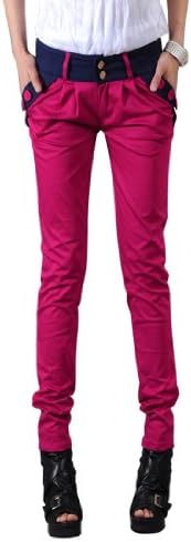 Sweet Brownie Women Long Fashion Slim Formal Trousers Ol Ladies harem pants